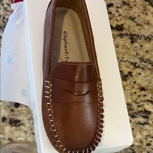 Elephantito Tan Kids Moccasins-never been worn.